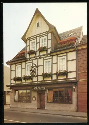 AK Walsrode, Hotel Stadtschänke, Bes. Wilh. Dröscher, Langestrasse 73