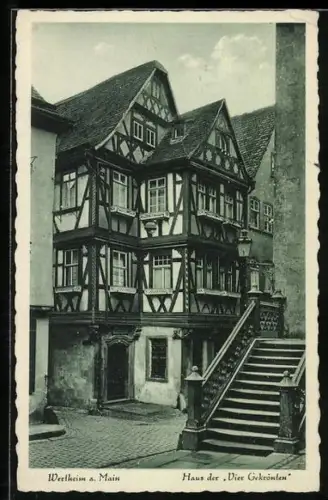AK Wertheim a. Main, Haus der Vier Gekrönten