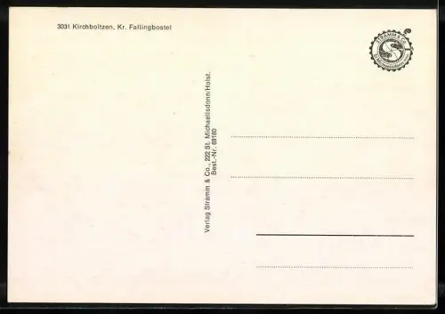 AK Kirchboitzen /Fallingbostel, Kirche, Geschäft, Teich, verschiedene Ortsansichten