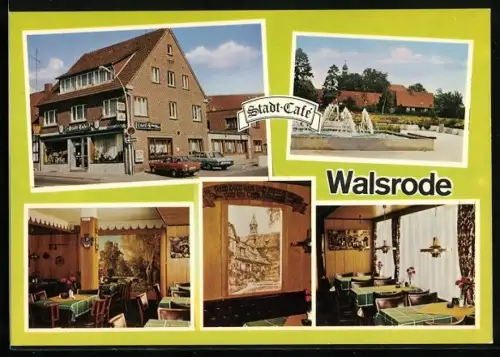 AK Walsrode, Stadt-Café, Konditorei-Café, Inh. Günter Bösewill, Moorstrasse 6