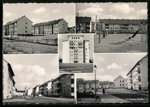 AK Osnabrück, Neue Kalkhügel-Siedlung, Am Kalkhügel, Kinderspielplatz, Lilienthalstrasse