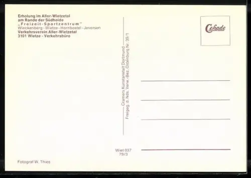 AK Wietze / Steinförde, Freizeit-Sportzentrum, Schwimmbad, Sportplatz