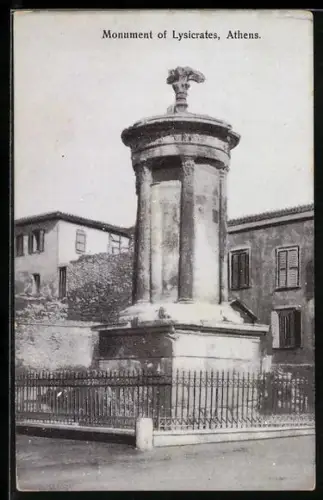 AK Athens, Monument of Lysicrates