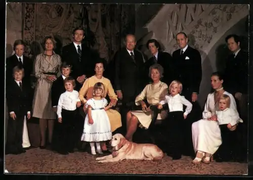 AK Die Fürstliche Familie von Liechtenstein