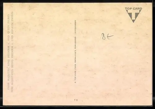 AK Kopenhagen, The Kingdom of Denmark, König u. Königin von Dänemark, Soldaten in Uniformen