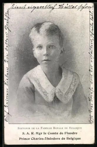 AK S. A. R. Mgr le Comte de Flandre, Prince Charles-Theodore de Belgique