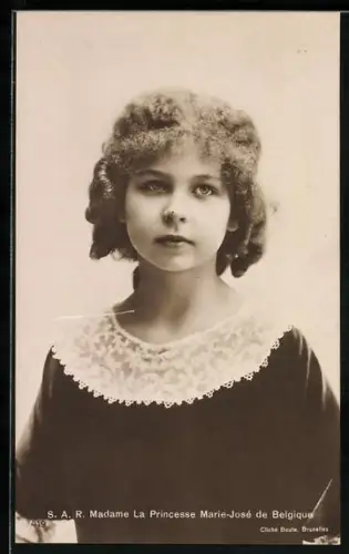 AK Prinzessin Marie-José von Belgien