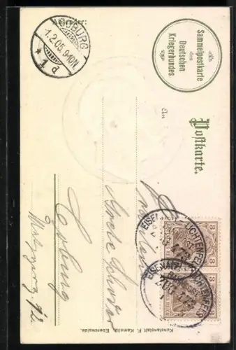 AK Kaiser Wilhelm II., Seitenportrait