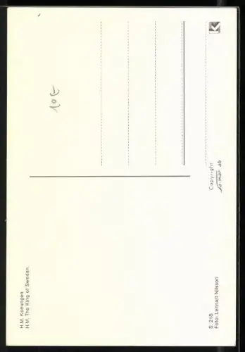 AK H. M. The King of Sweden