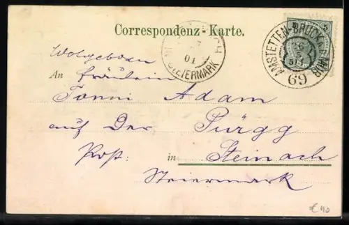 AK Franzensbad, Franzensquelle mit Strasse, Panorama