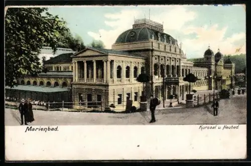 AK Marienbad, Kursaal und Neubad