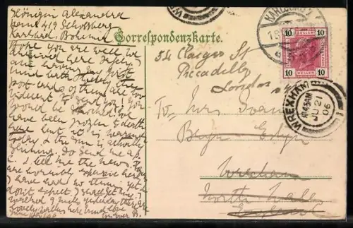 AK Karlsbad, Felsenquelle, Ansicht von der Strasse aus