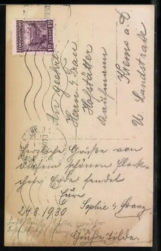 AK Marienbad, Cafe Egerländer