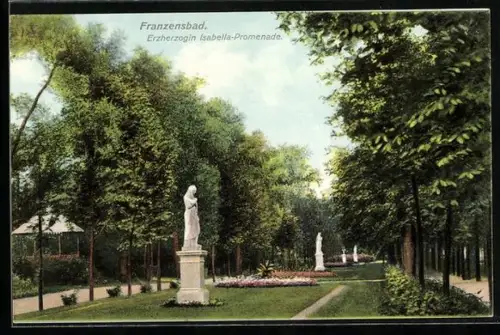 AK Franzensbad, Erzherzogin Isabella-Promenade