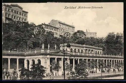 AK Karlsbad, Mühlbrunn-Kolonnade