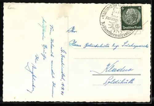 AK Sct. Joachimsthal, Teilansicht und Strassenpartie mit Kirche