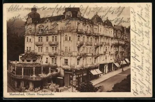 AK Marienbad, Obere Hauptstrasse