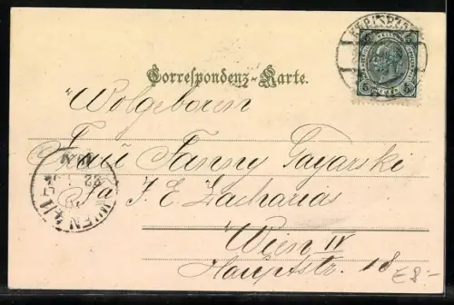 AK Karlsbad, Westend, Strassenpartie