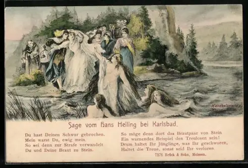 AK Karlsbad, Sage vom Hans Heiling, Nixen