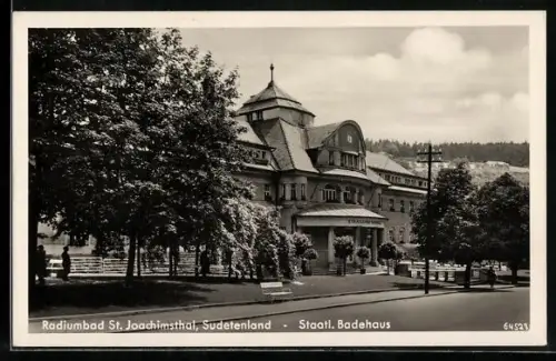 AK St. Joachimsthal, Staatliches Badehaus