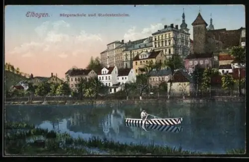 AK Elbogen, Bürgerschule & Studentenheim