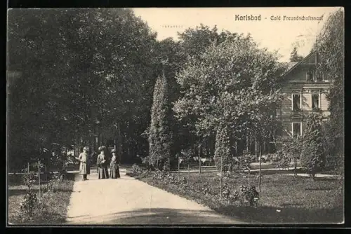 AK Karlsbad, Cafe Freundschaftssaal