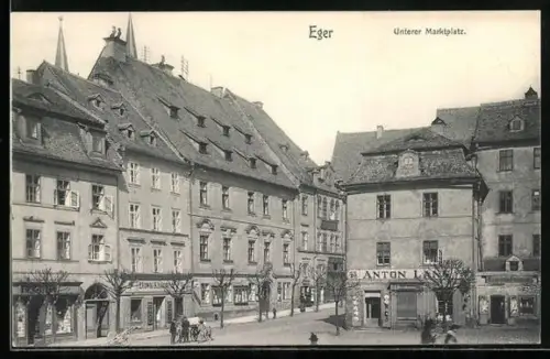 AK Eger, Unterer Marktplatz