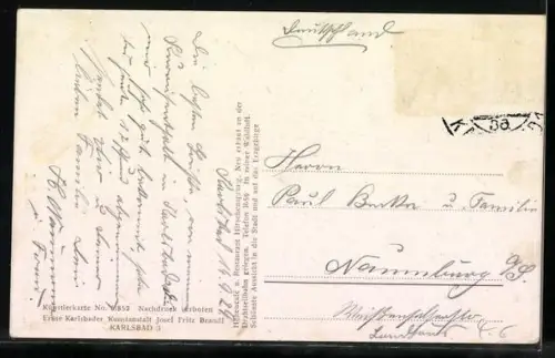 AK Karlsbad, Höhen Cafe & Restaurant Hirschensprung, Gemsfelsen