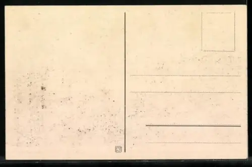 AK Marienbad, Cafe Bellevue, Ansicht von einer Wiese