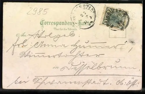 AK Bad Königswart, Schloss Metternich, Badehaus, Richardsquelle