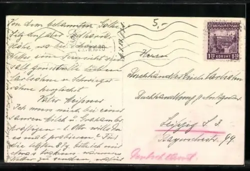 AK Marienbad, Gasthaus Cafe Podorn