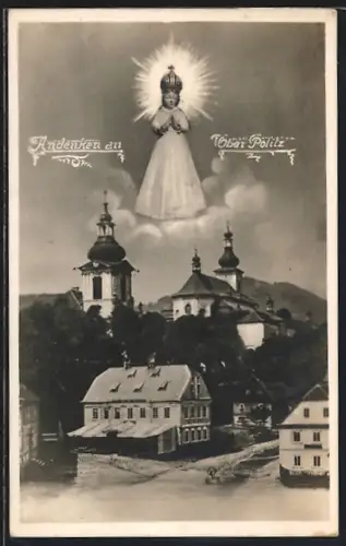 AK Ober-Politz, Kirche mit Gnadenbild