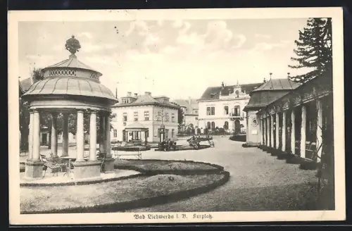 AK Bad Liebwerda i. B., Kurplatz