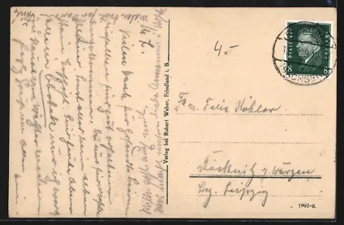 AK Friedland i. B., Strassenpartie