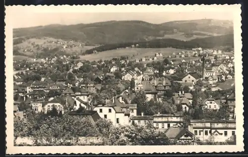 AK Gablonz a. N., Blick nach Grünwald