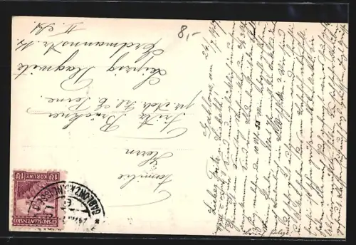 AK Gablonz a. d. N., Wolkenkratzer, Wohngebäude mit bis zu neun Stockwerken