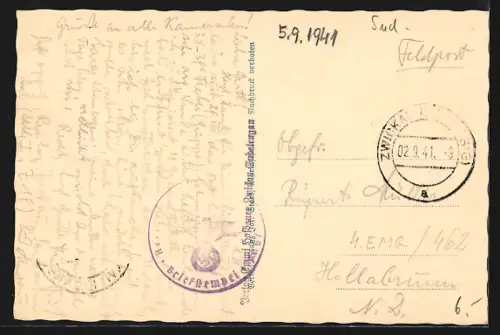 AK Zwickau im Sudetenland, Sanatorium Martinstal aus der Vogelschau