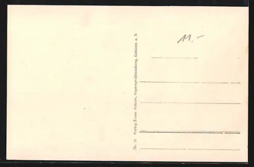 AK Gablonz a. N., Hauptstrasse mit Strassenbahn
