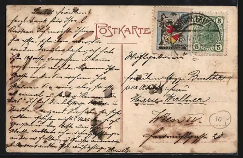 AK Leipa, Blick in die Wiedenstrasse