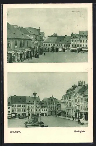 AK B.-Leipa, Konditorei am Marktplatz