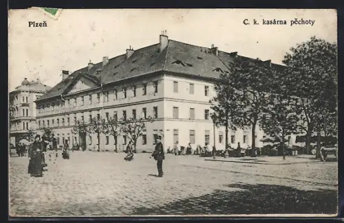 AK Plzen, C. k. kasárna pechoty