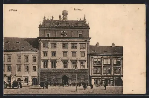 AK Pilsen, Partie am Rathaus