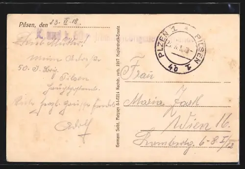 AK Pilsen, Partie am Rathaus