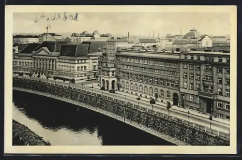 AK Pilsen, Flusspartie im Ort