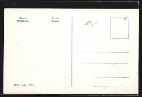 AK Pilsen, Marktplatz, Namesti