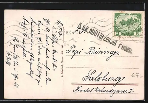 AK Pilsen, Partie in der Ferdinandstrasse