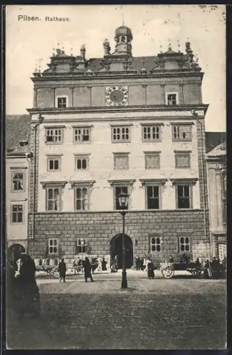 AK Pilsen, Partie am Rathaus