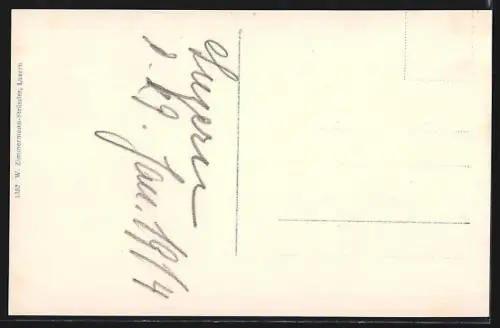 AK Rigi-Kaltbad, Ortsansicht aus der Vogelschau im Winter