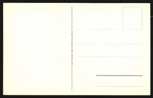 Künstler-AK Zürich, Strassenleben an der Confiserie Sprüngli