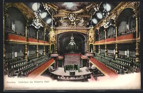 AK Geneve, Interieur du Victoria Hall